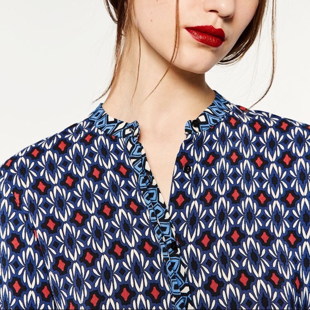 ZARA patterned dress - Picture 2 of 5